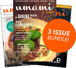 3 issue bundle of the Umami food magazine